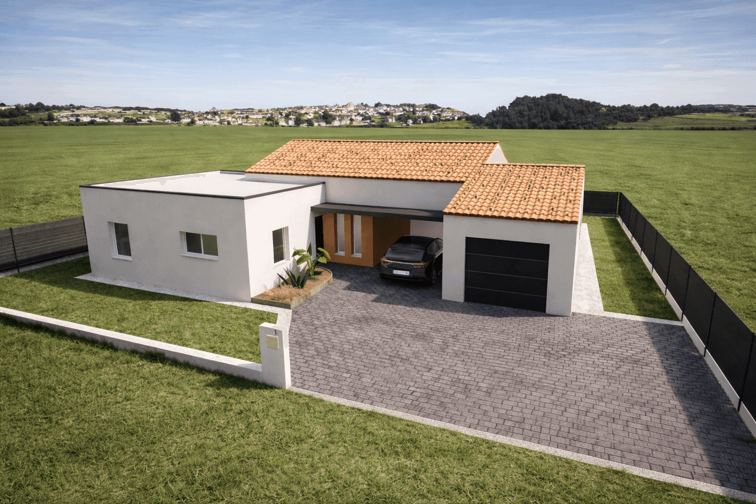Plan 3D maison neuve — La Rabatelière