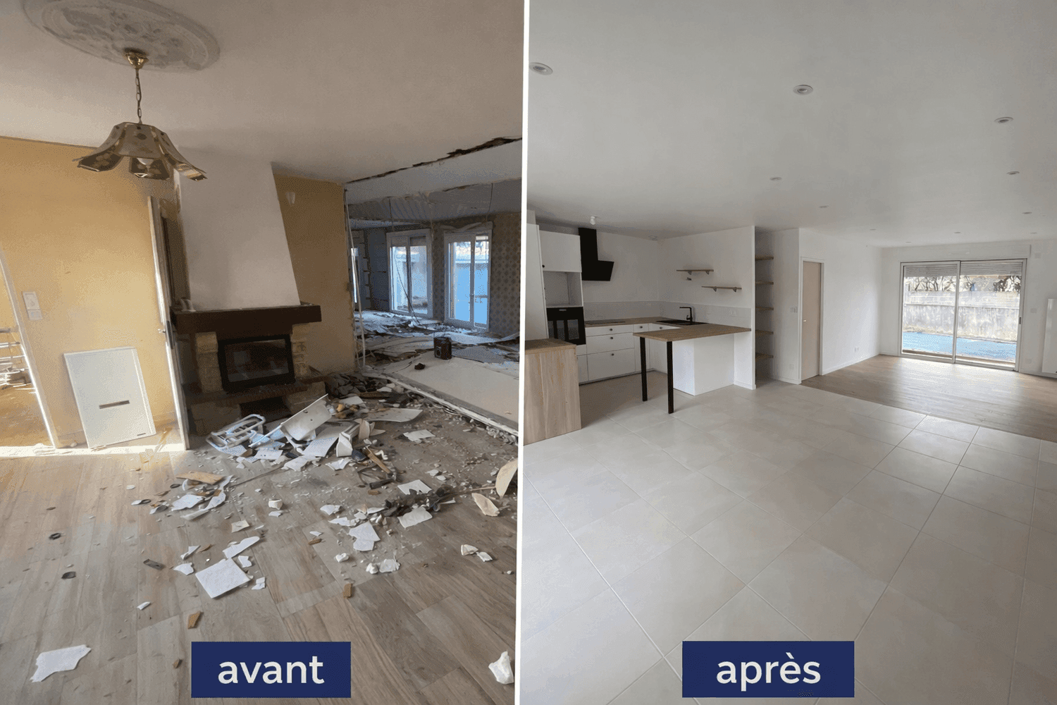 Rénovation complète maison — Projego Vendée