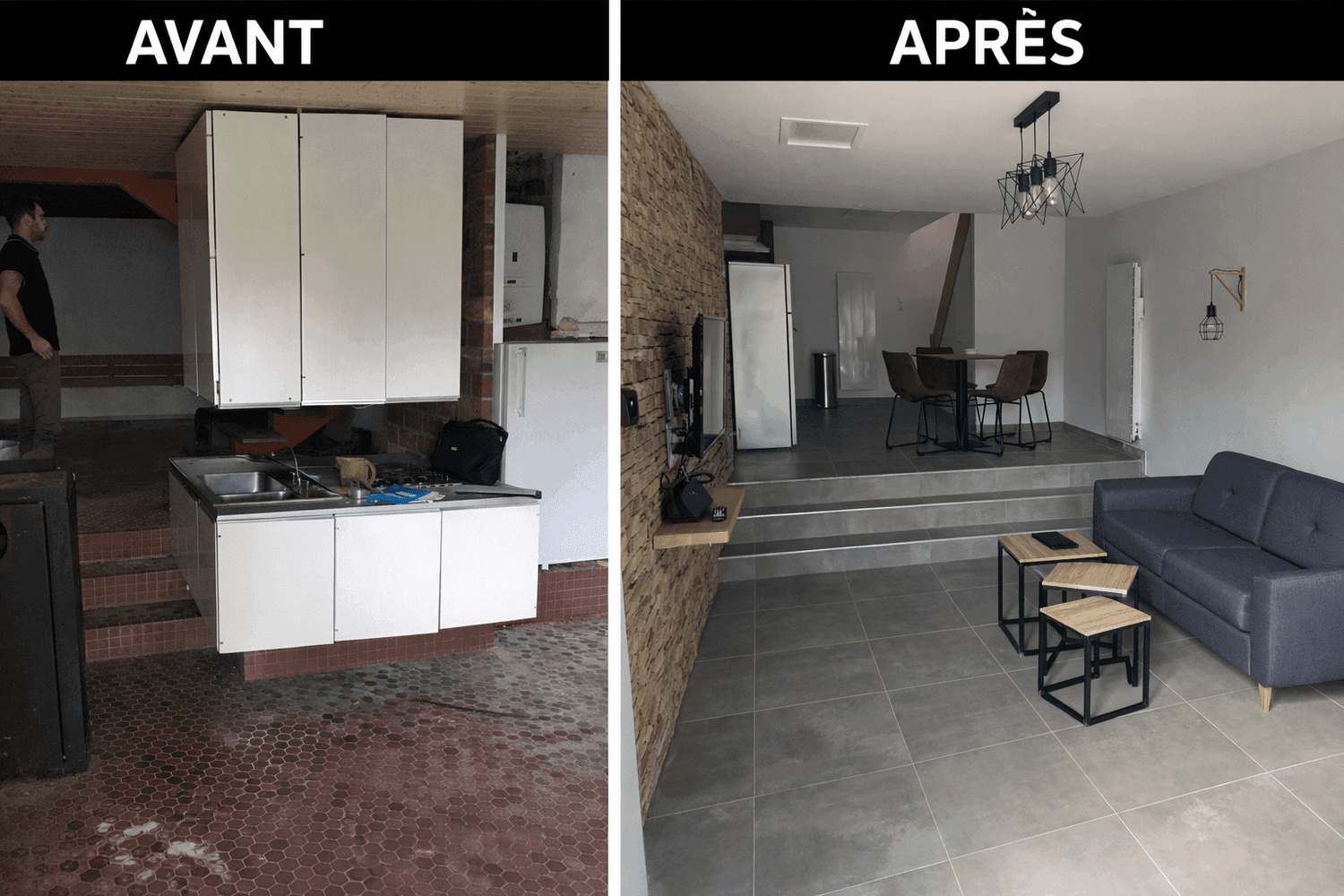 Rénovation → Airbnb — Saint-Laurent-sur-Sèvre