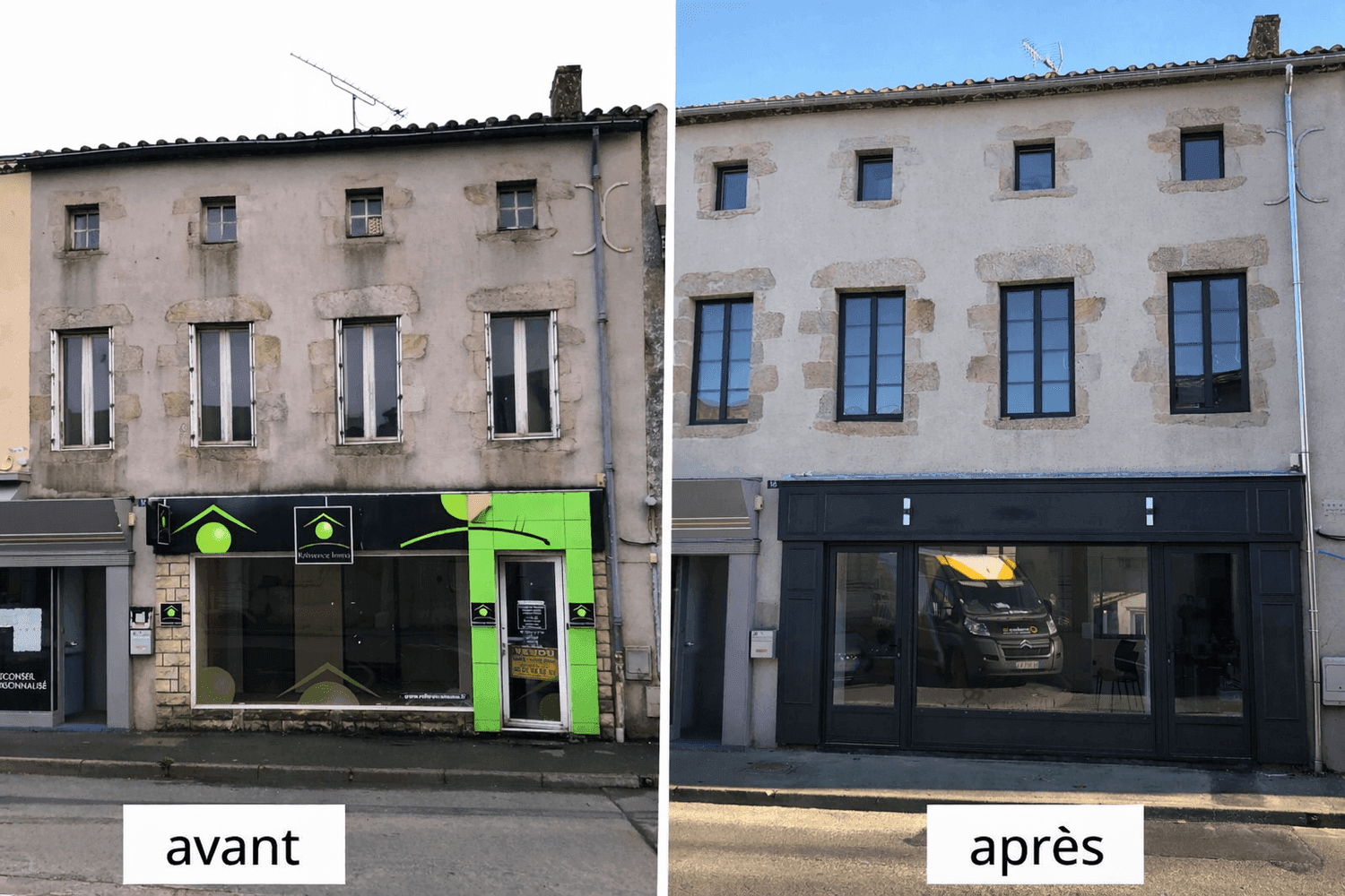 Rénovation complète immeuble — Les Herbiers
