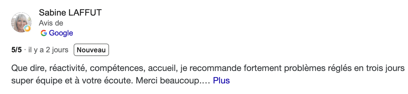 Avis client Projego